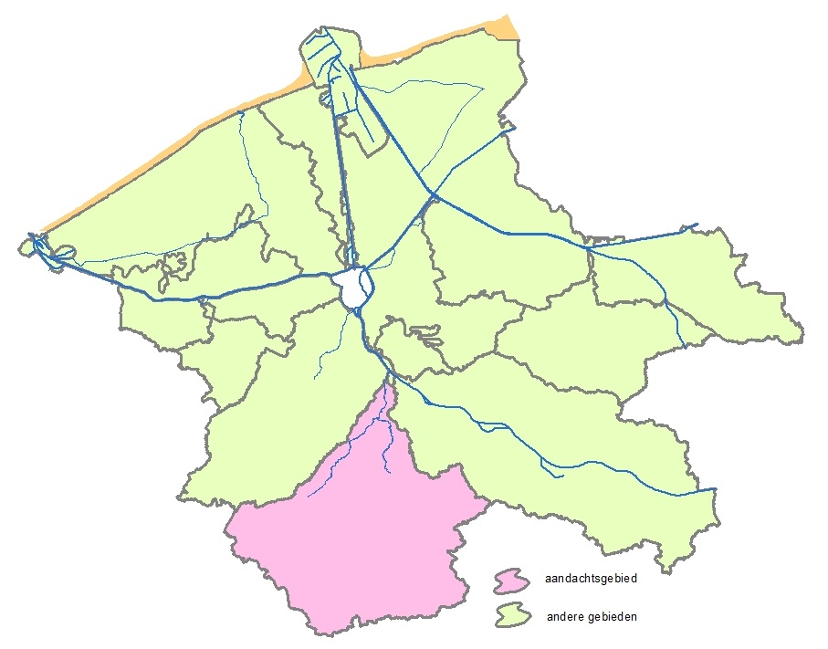 Bekkenkaart bekken van de Brugse Polders