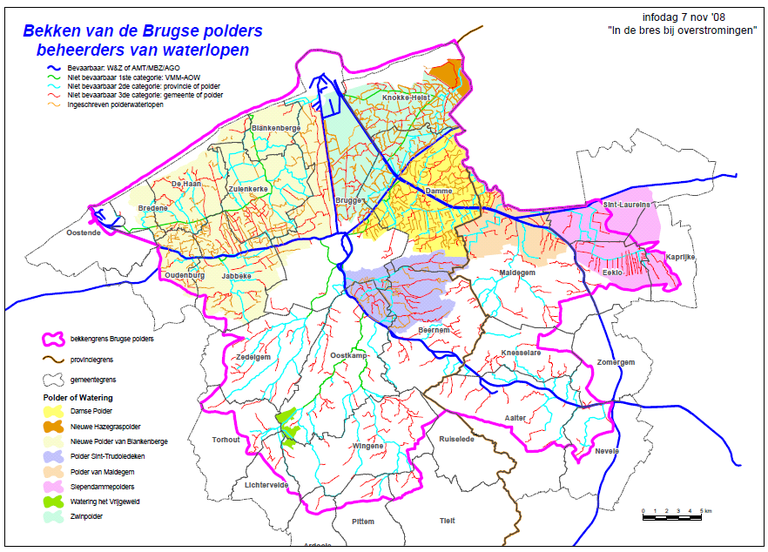 Situering Brugse Polders