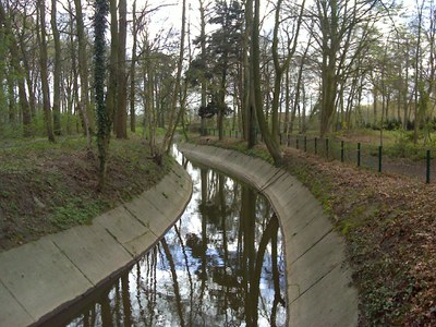 betonnen oevers