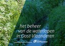 mei 2017 -  nieuwe brochure "Wonen langs een waterloop" van de provincie Oost-Vlaanderen