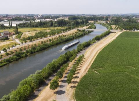 Foto: Ringvaart om Gent (Bron: Seine Schelde Vlaanderen)