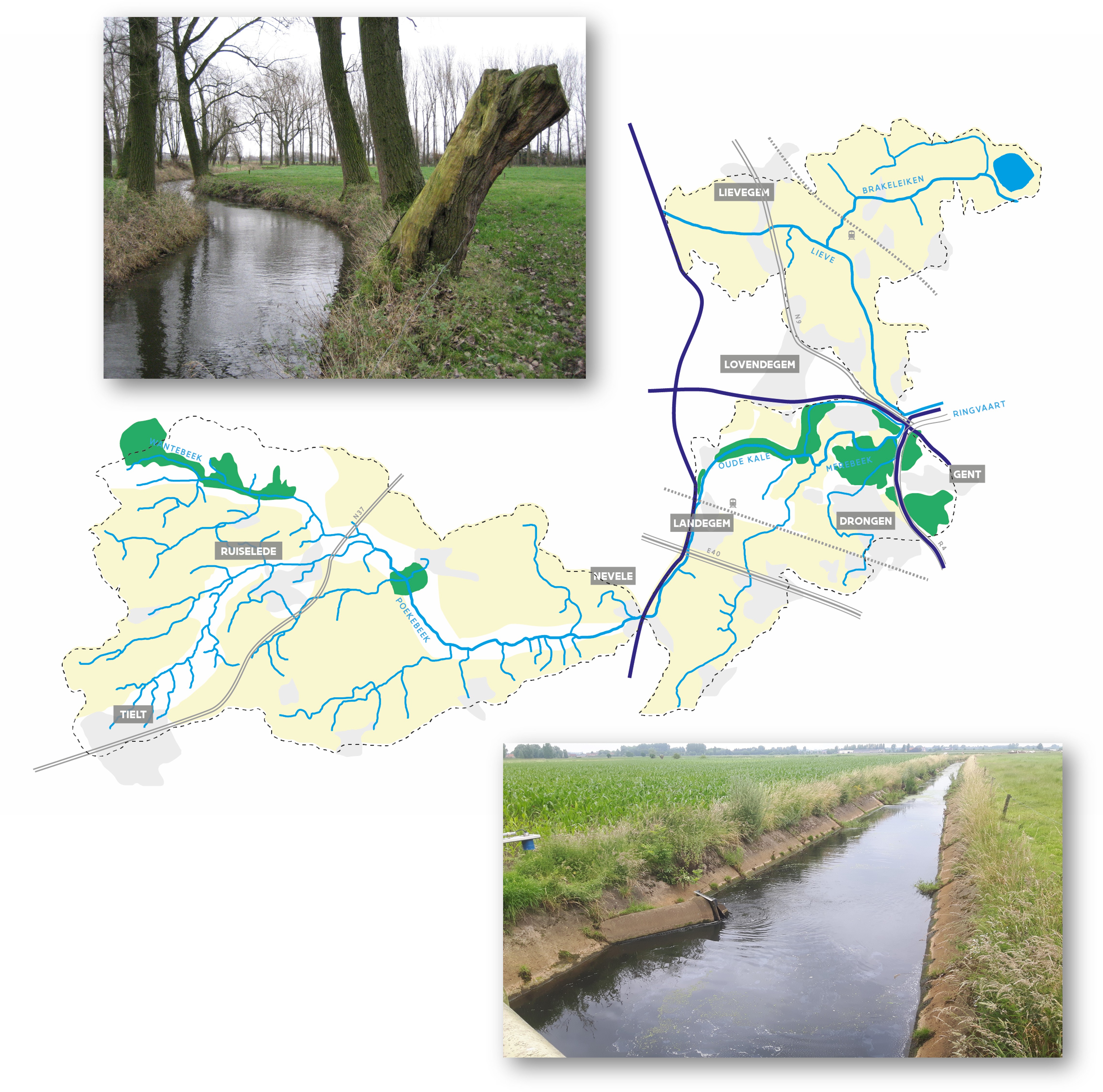 Kluizen - situeringskaart en foto's