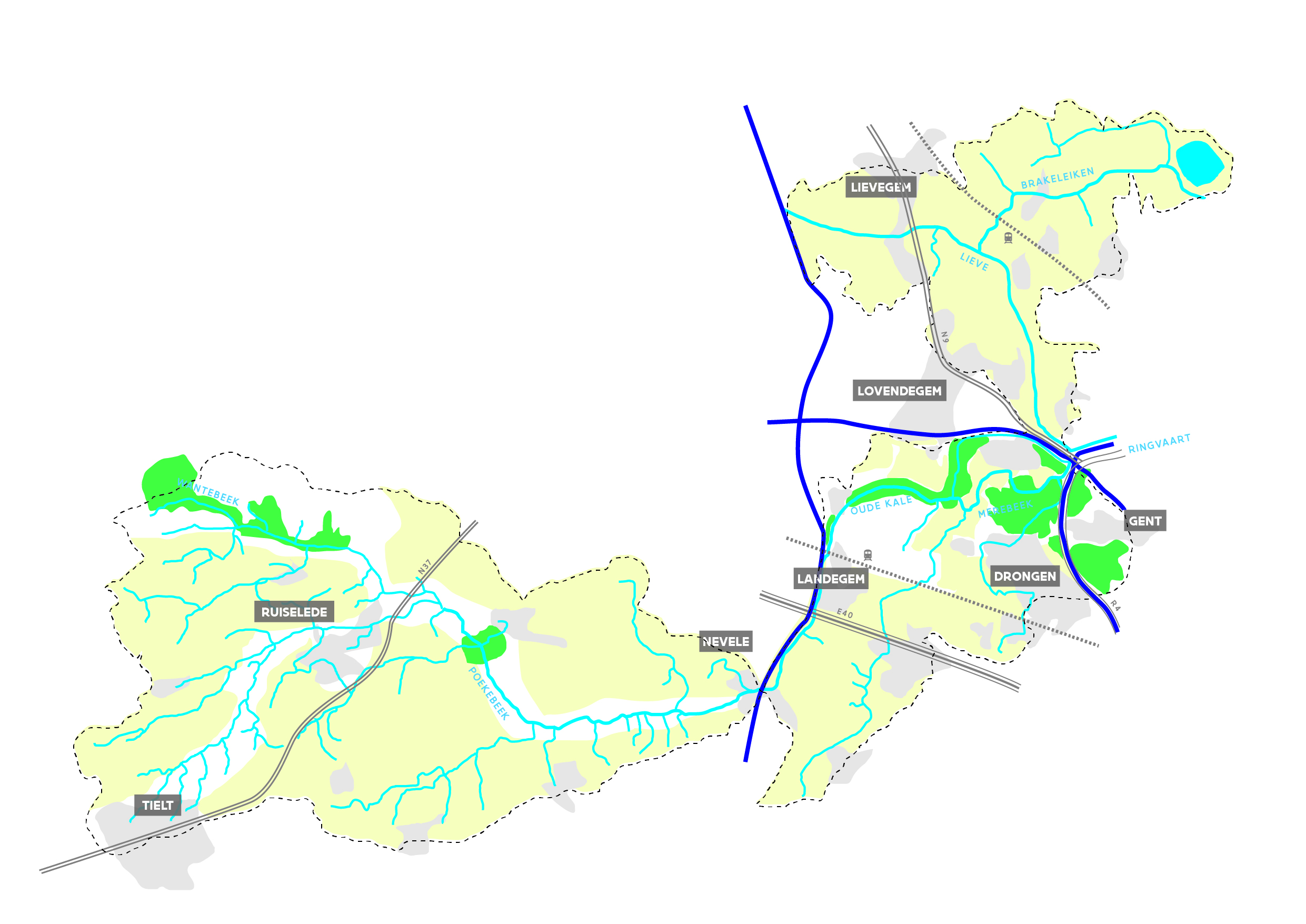Kluizen - kaart situering