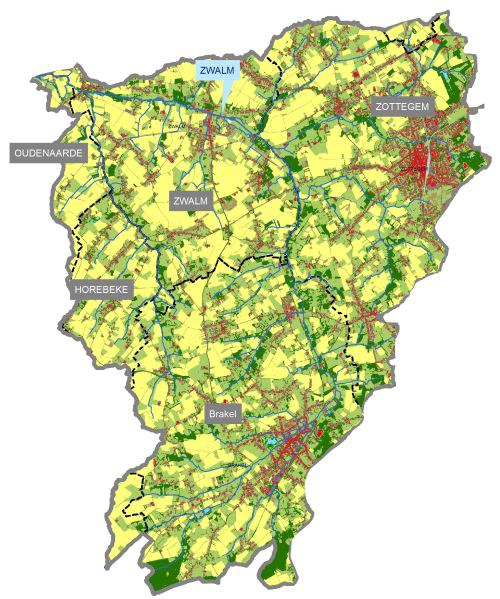 Zwalm - landgebruik