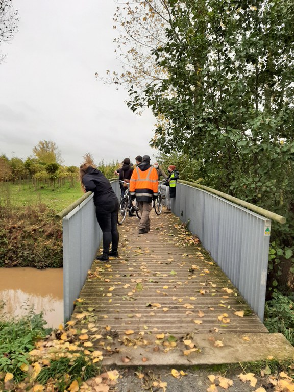 Zwalm - brug mondingzone