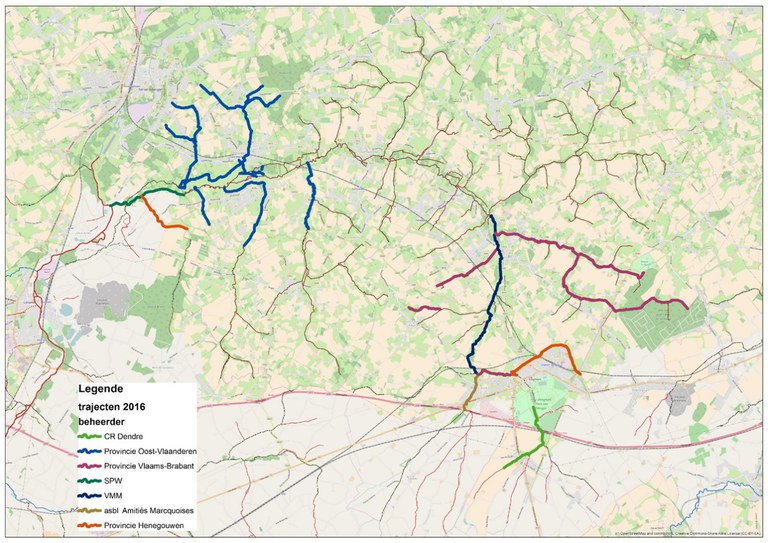 Waterbeheerders stroomgebied Marke