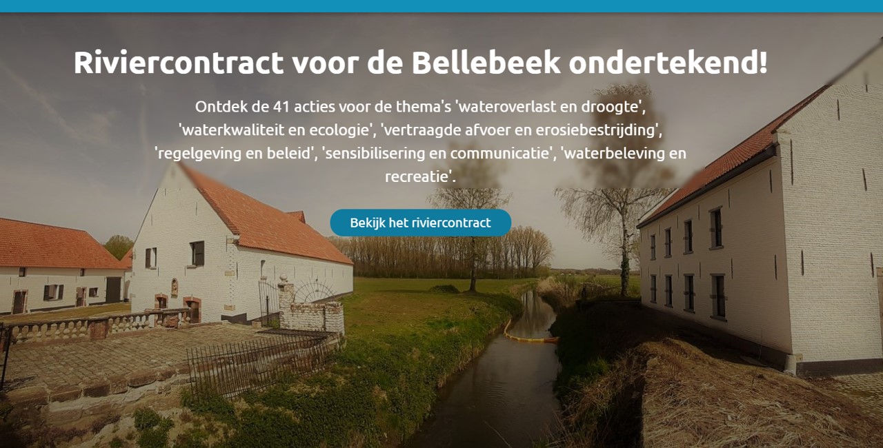beeld riviercontract Bellebeek