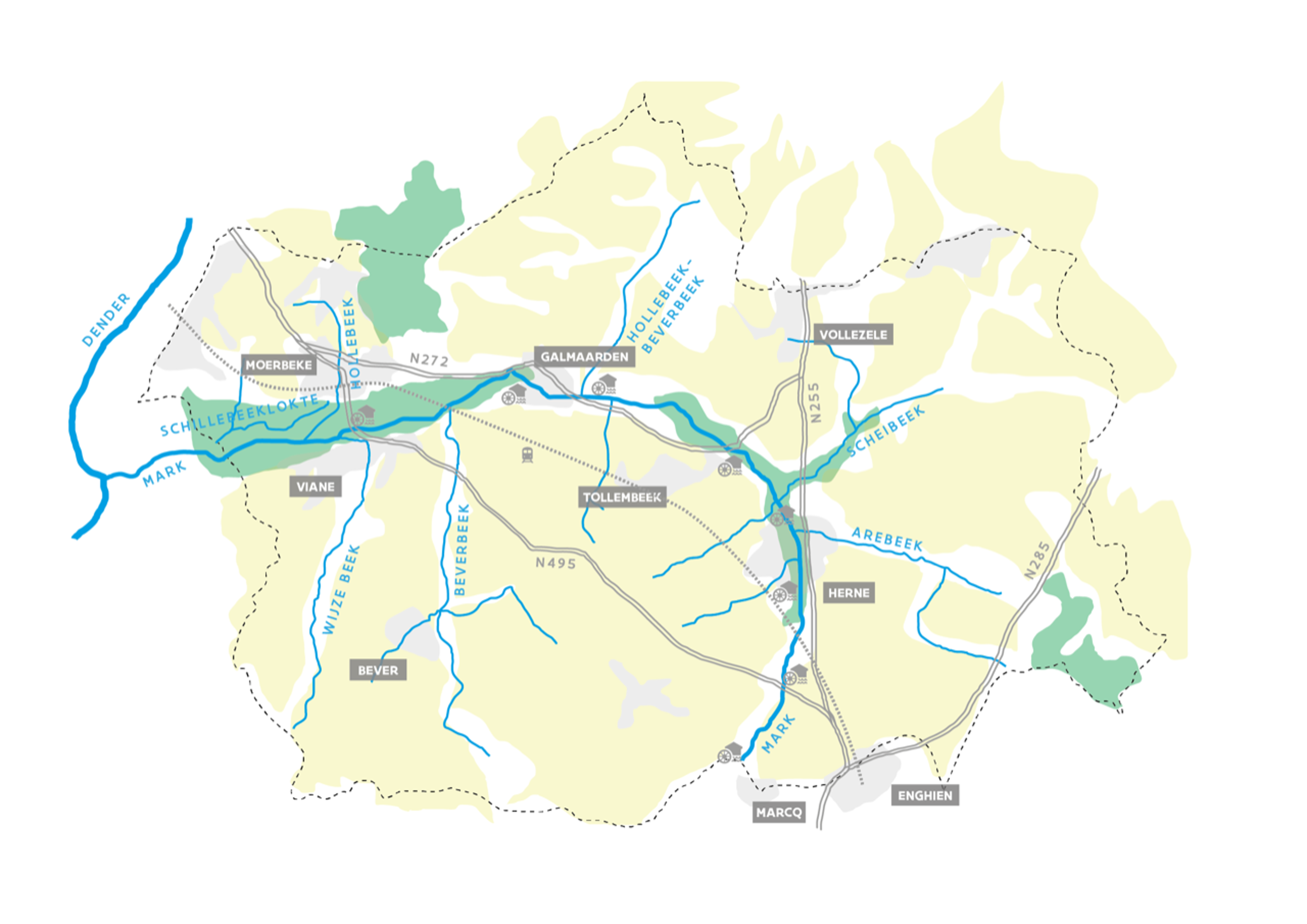 Mark - kaart situering