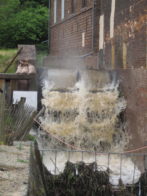 IJse - hoogwater thv watermolen centrum Overijse
