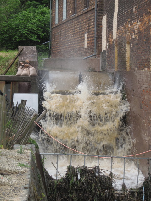 IJse - hoogwater thv watermolen centrum Overijse