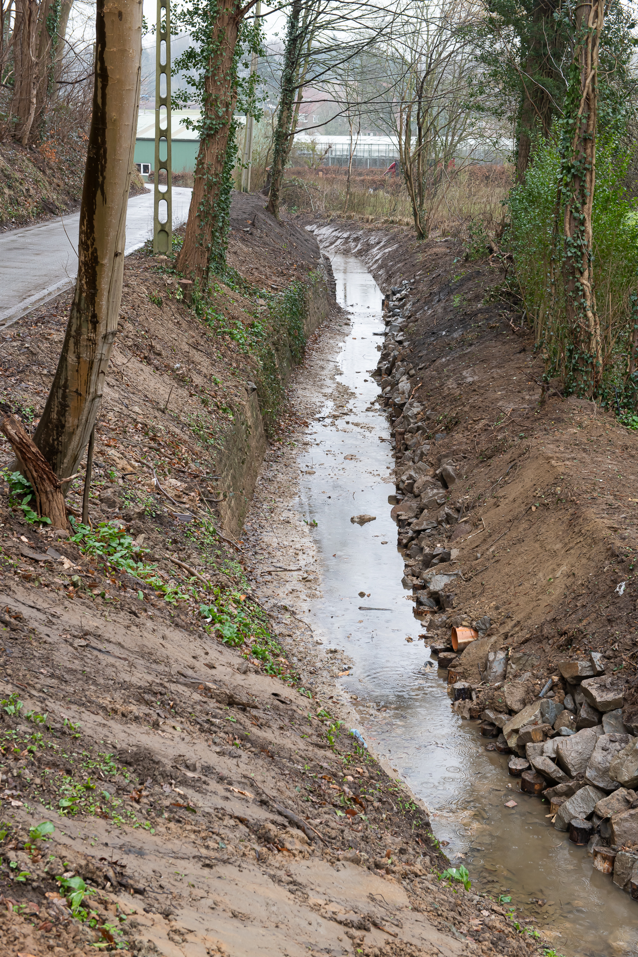 Nellebeek - wegnemen ontharding