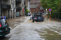 IJse - wateroverlast centrum Overijse