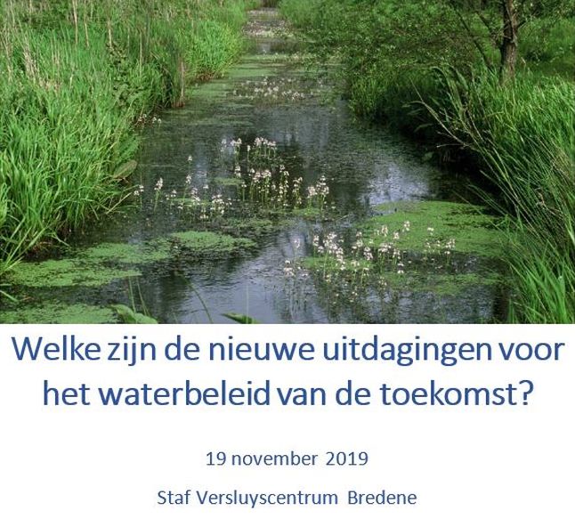 Workshop op 19 november 2019 voor bekkenoverlegstructuren IJzerbekken en bekken Brugse Polders