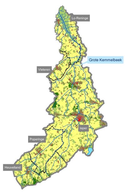 Grote Kemmelbeek - landgebruik