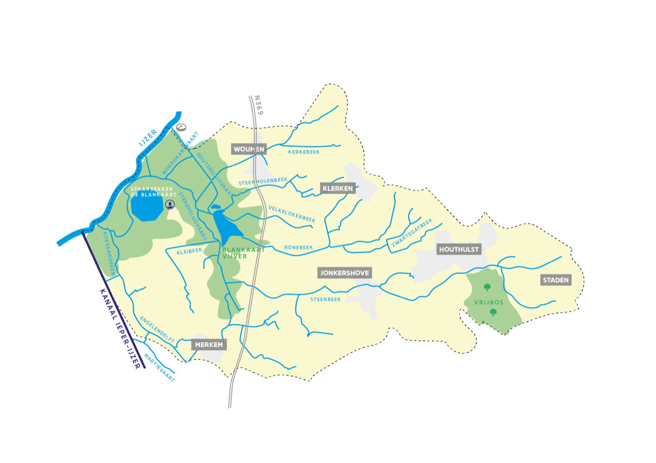 Blankaart - kaart situering