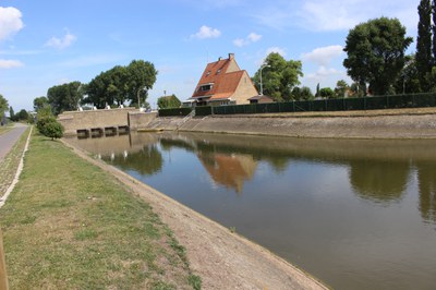IJzer in Fintele (richting Lovaart)