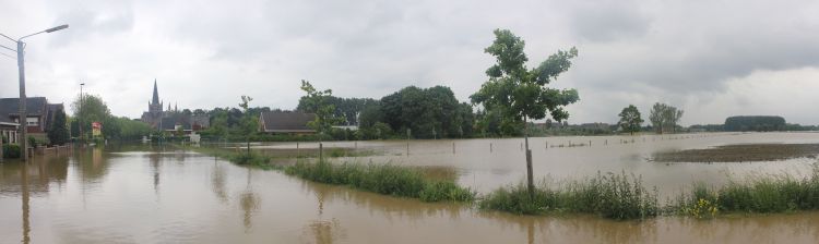 Wateroverlast Heulebeek Dadizele