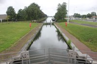 Kanaal Roeselare - Leie, drietrapssluis in Ooigem