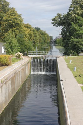 sluis kanaal Kortrijk-Bossuit