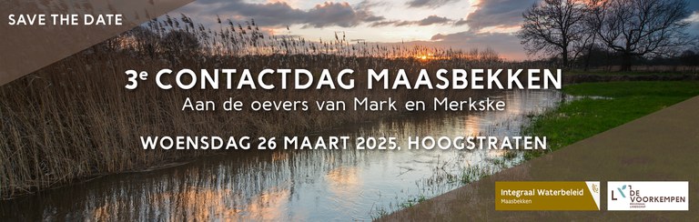 Contactdag Maasbekken 2025 - banner save-the-date