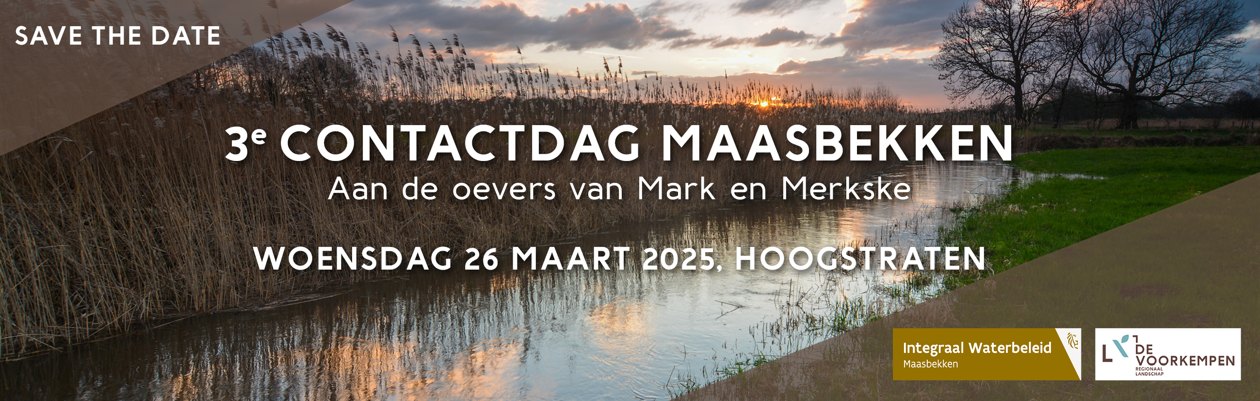 Contactdag Maasbekken 2025 - banner save-the-date