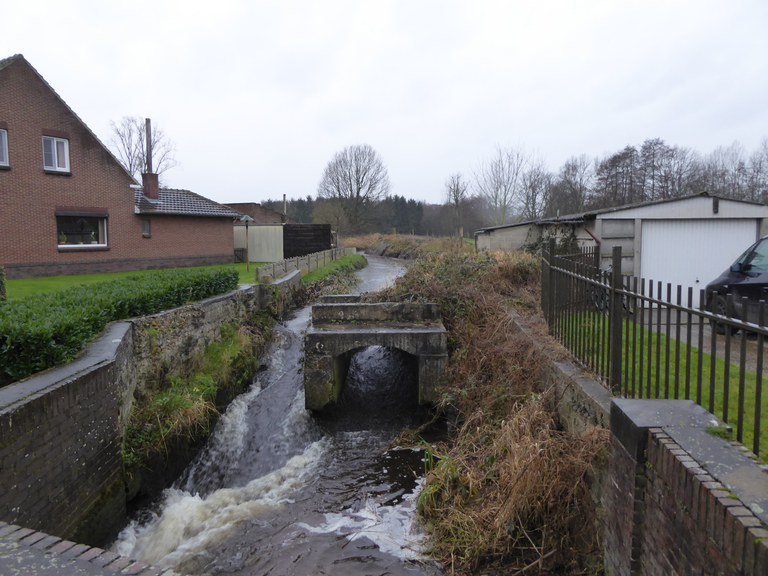 Bosbeek-Witbeek - stuwrestant Gerbruggemolen (afgebroken in 2017)