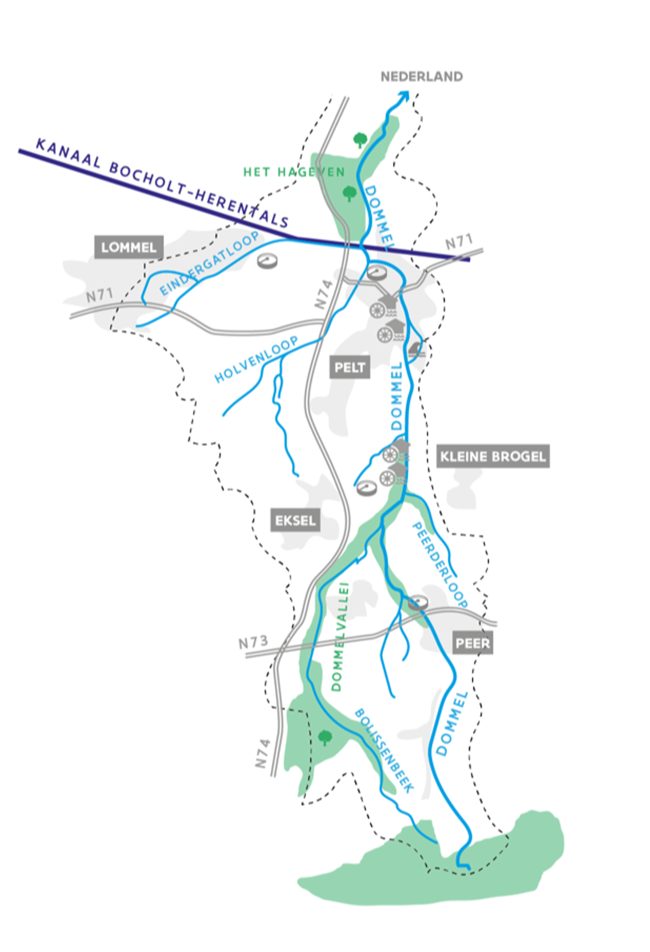 Dommel - kaart situering