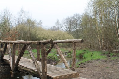 Dommel (waterbeleving nieuwe brug Kleine beek)