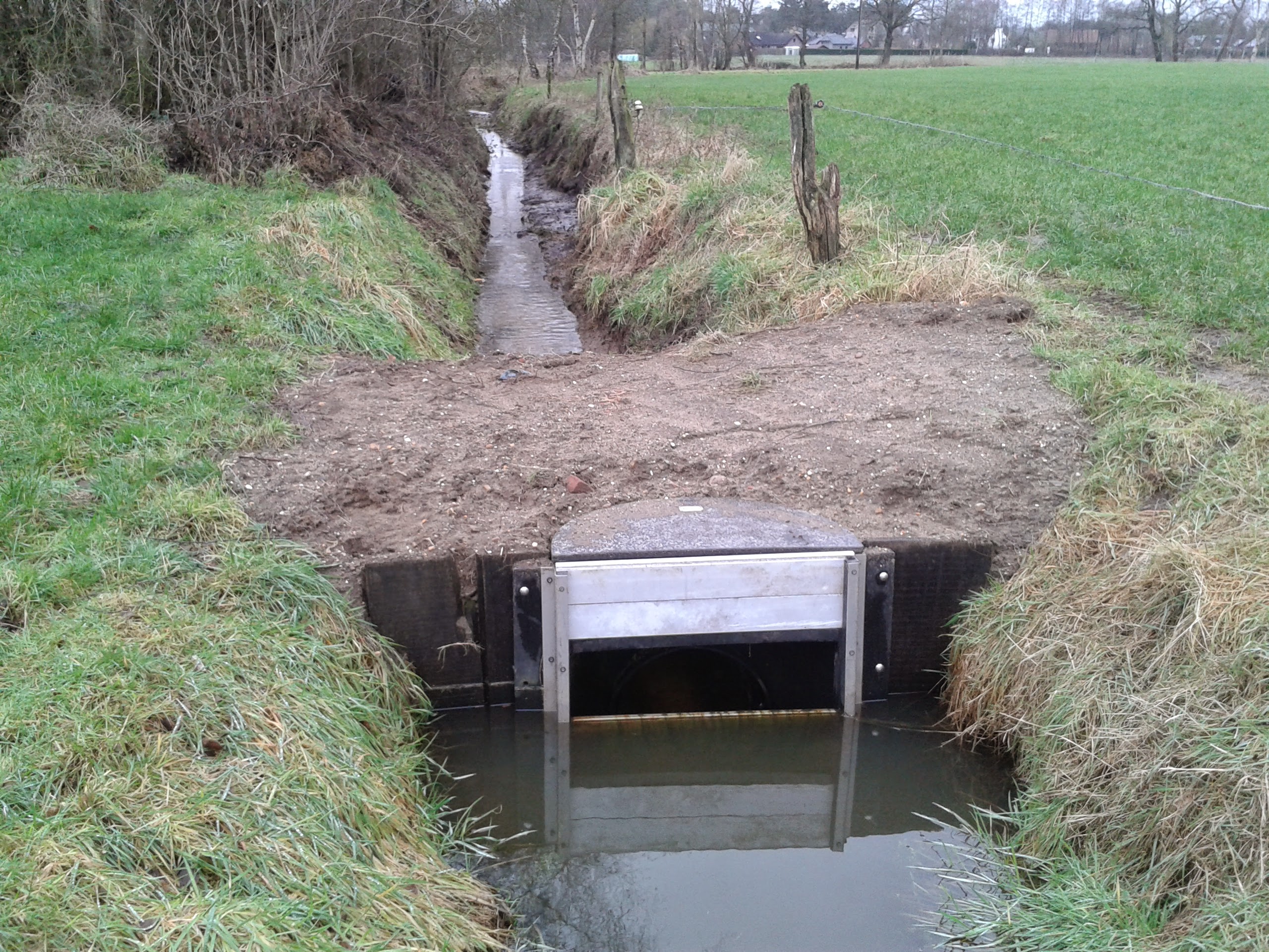 Warmbeek - regelbare landbouwstuw