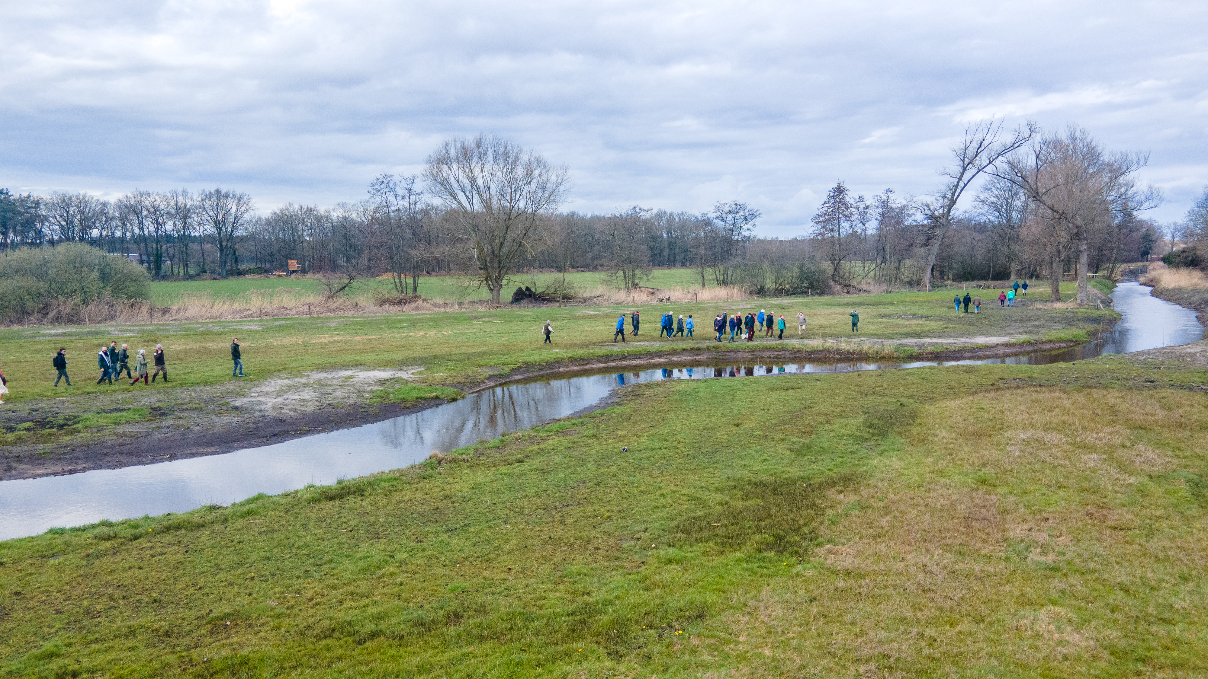 Warmbeek - opening hermeanderingsproject thv Achelse Kluis (2023)