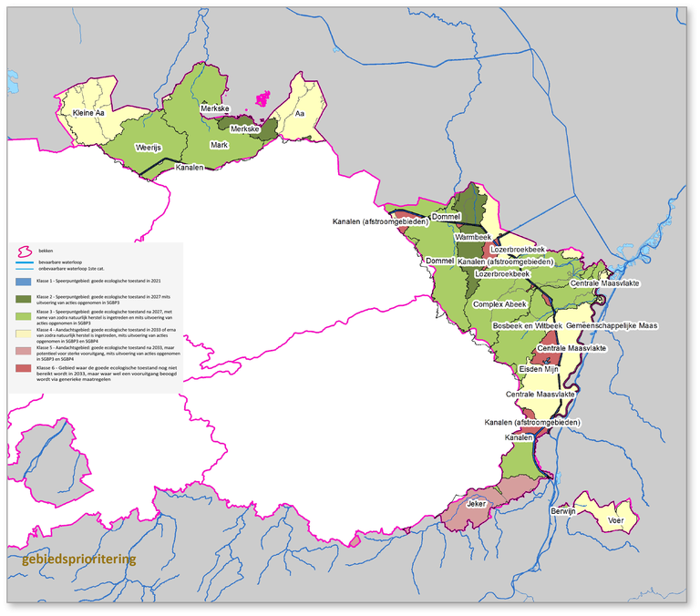 gebiedsprioritering SGBP3 Maasbekken