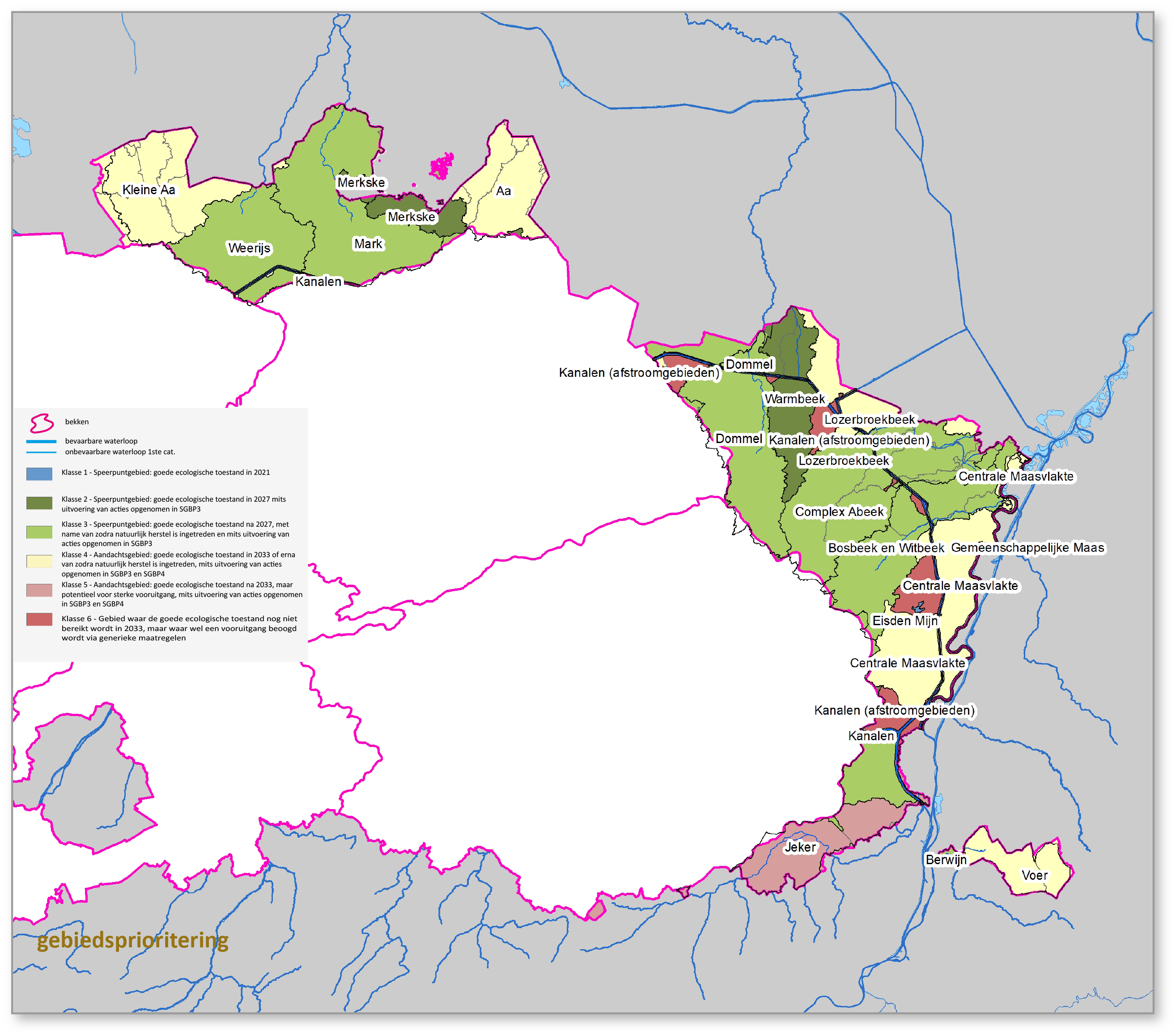 gebiedsprioritering SGBP3 Maasbekken