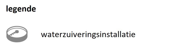 legende kaart Kleine Nete en Wamp