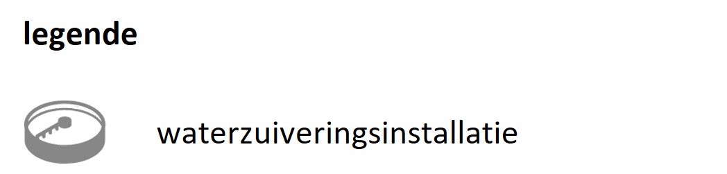 legende kaart Kleine Nete en Wamp