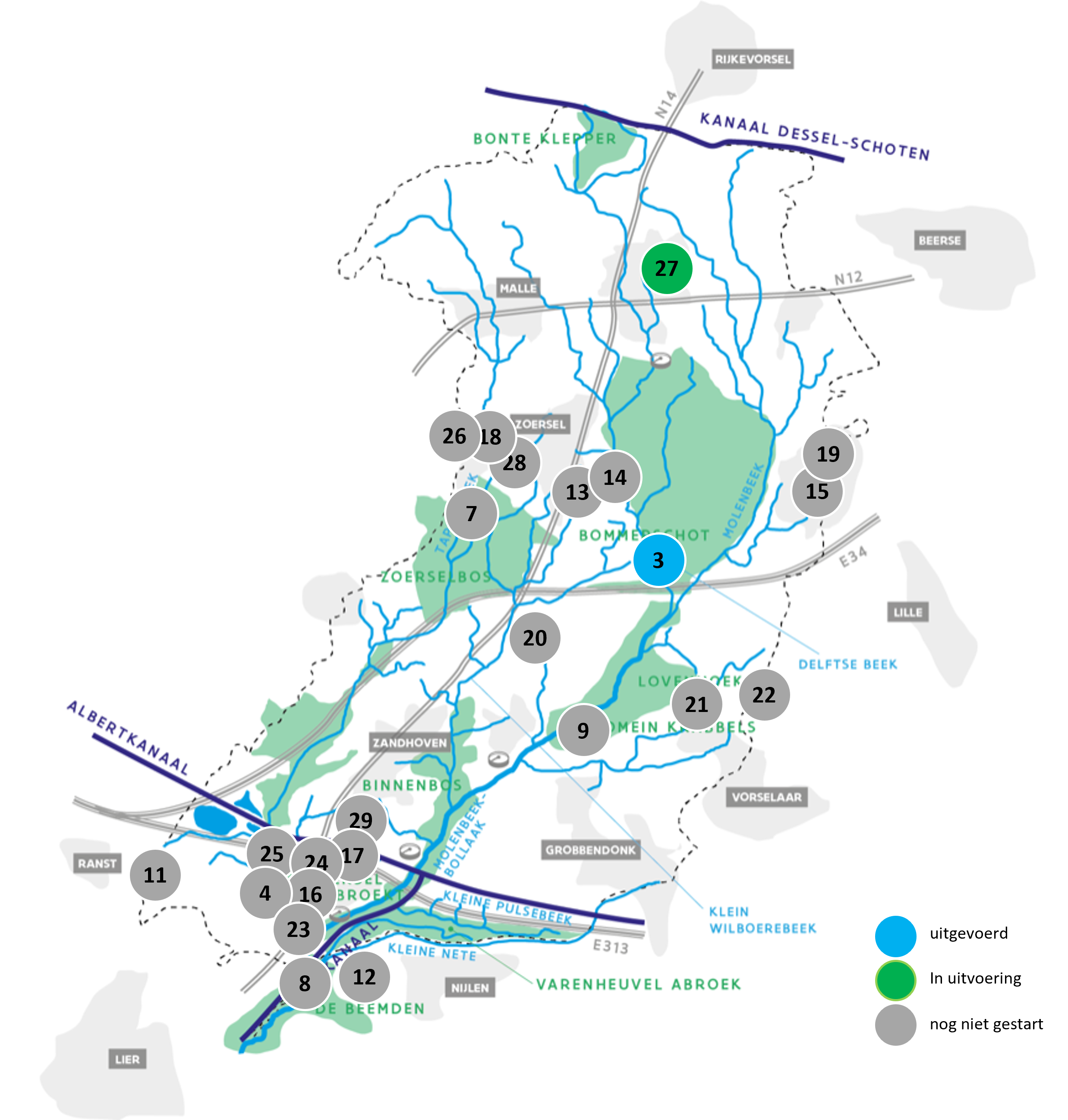 Molenbeek-Bollaak - svz acties waterkwaliteit