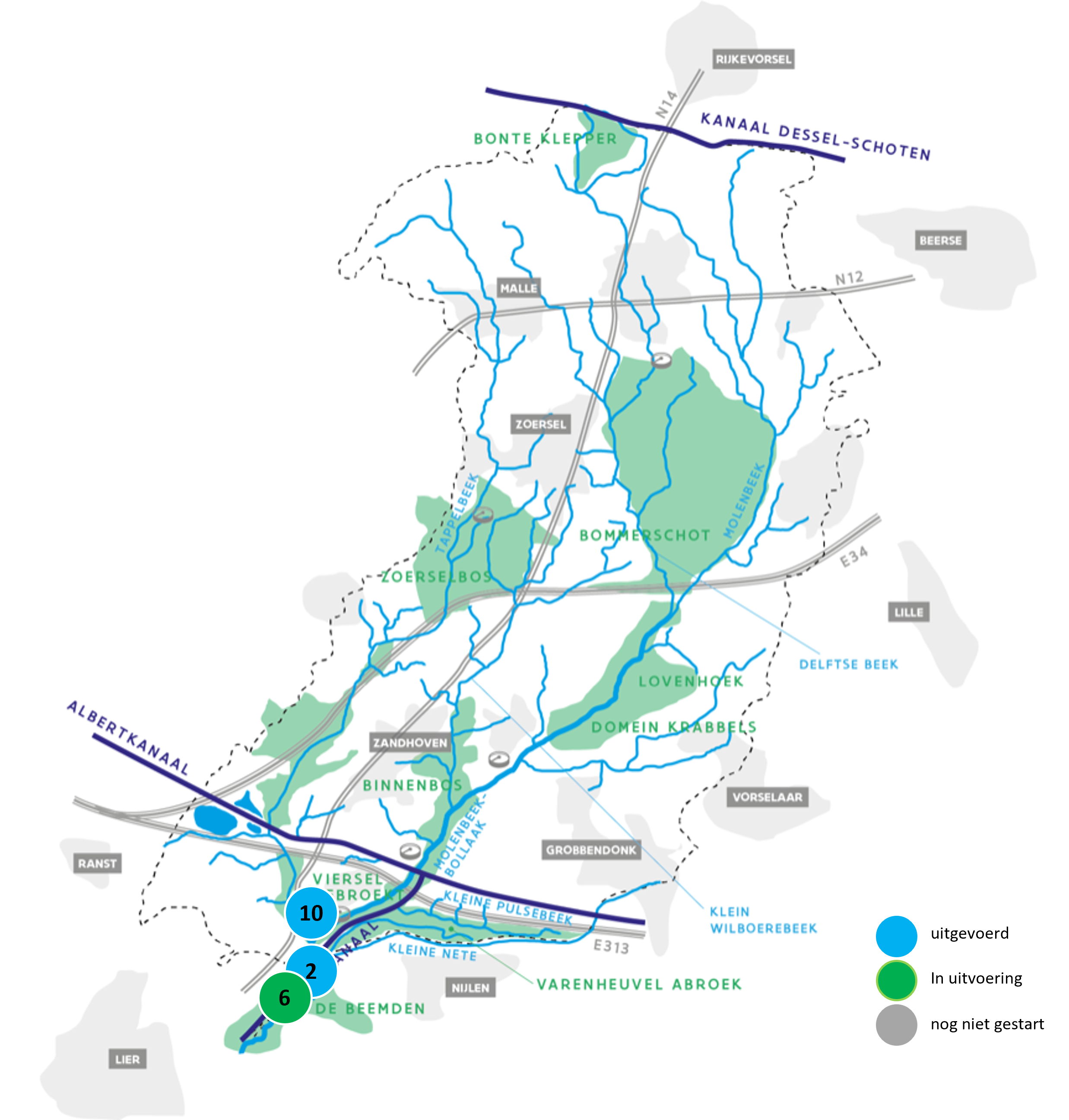 Molenbeek-Bollaak - svz acties wateroverlast