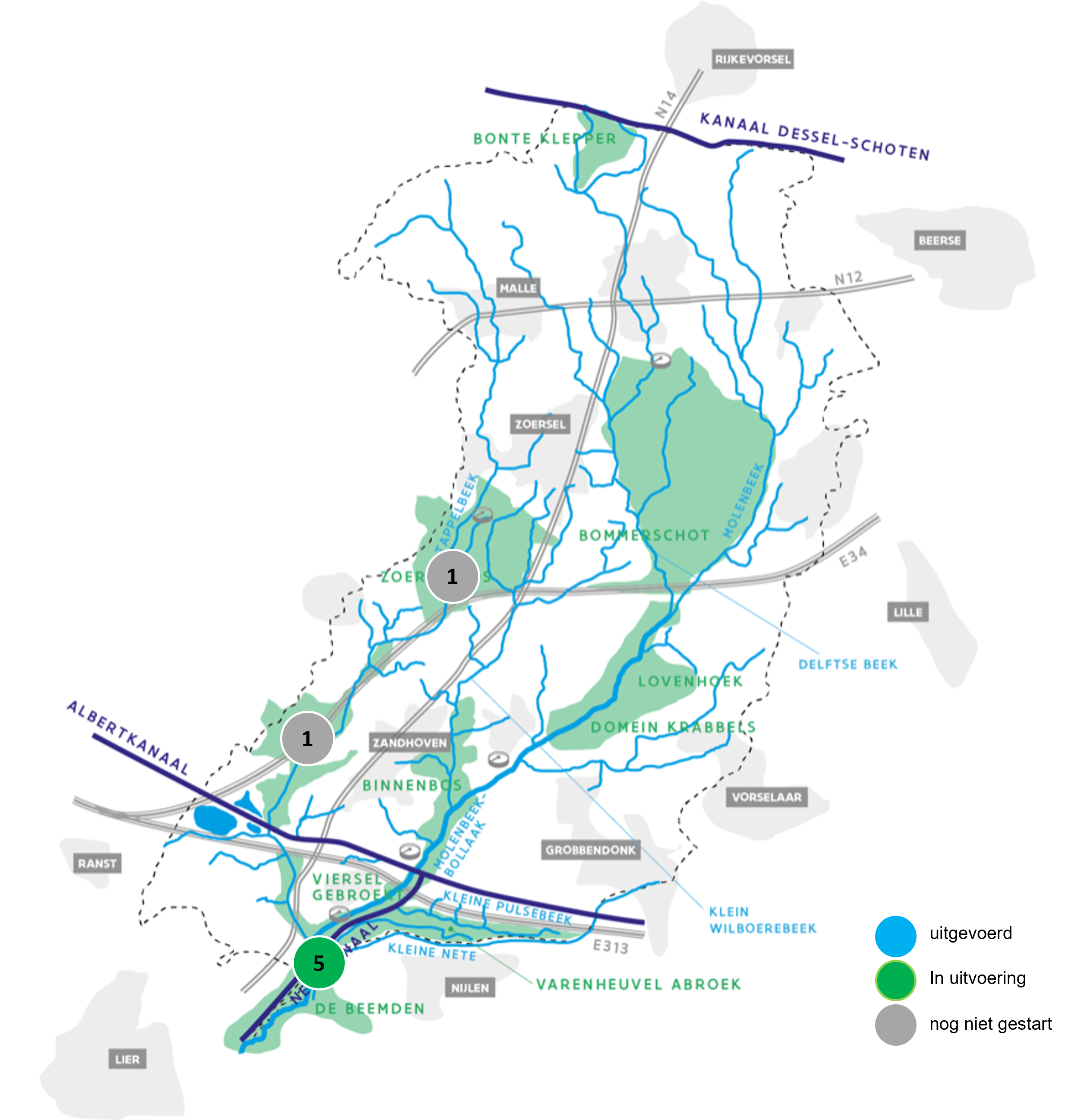 Molenbeek-Bollaak - svz acties watertekort
