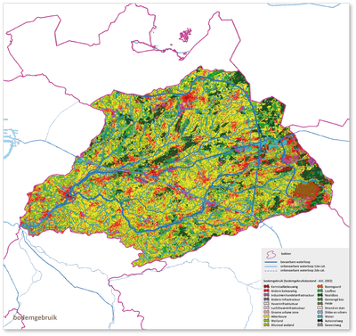 Netebekken - kaart bodemgebruik Netebekken kaart bodemgebruik