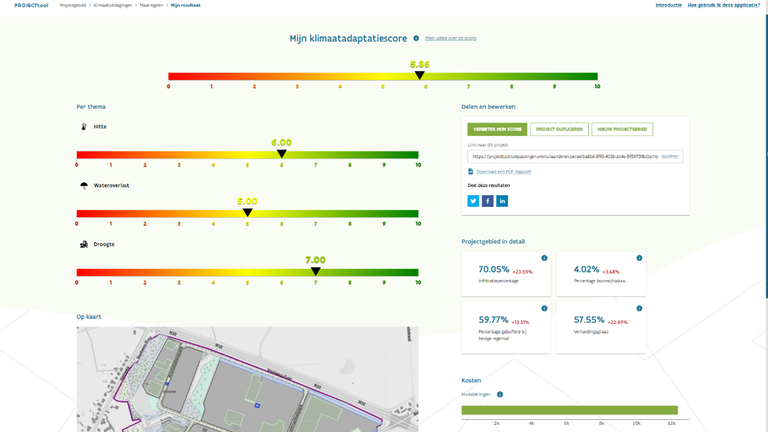 PROJECTtool: adaptatiescore voor inrichting bedrijventerrein Roeselare