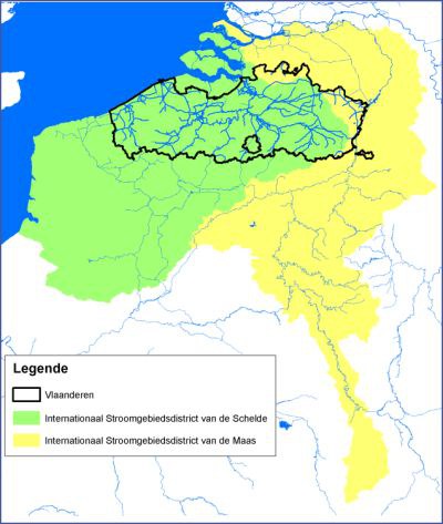 geografische indeling stroomgebieden