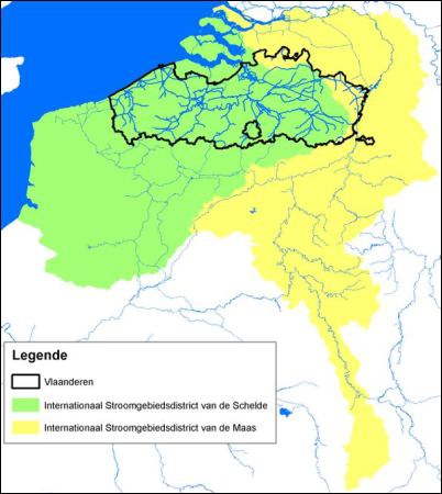 stoomgebieden Schelde en Maas
