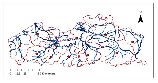 Voorlopige overstromingsrisicobeoordeling (kaart)